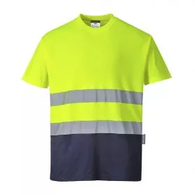 T-shirt dwukolorowy ostrzegawczy Cotton Comfort - S173 PORTWEST