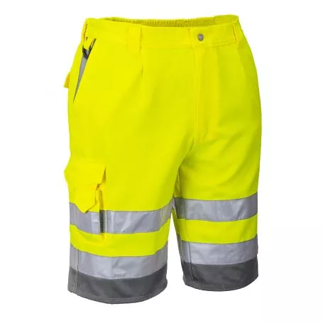 Spodnie krótkie robocze ostrzegawcze - E043 Portwest