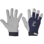 Rękawice robocze PELICAN BLUE wzmacniane skóra CERVA (12 par)