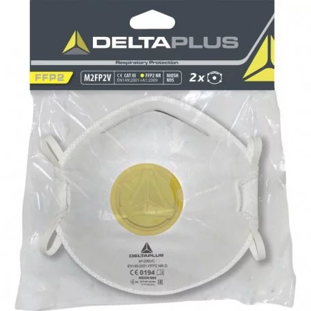 Półmaski filtrujące M2FP2V Delta Plus