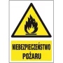Znak ochrony PPOŻ niebezpieczeństwo pożaru ZZ-14P-3