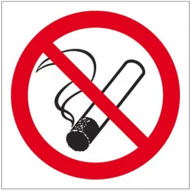 Znak ochrony ppoż palenie tytoniu zabronione Z-12P